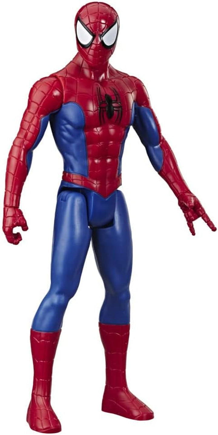 Marvel Titan Hero Series Spider-Man Action Figure, supererou înalt de 30 cm, cu membre mobile, compatibil cu alte jucării Spider-Man, pentru copii de peste 5 ani