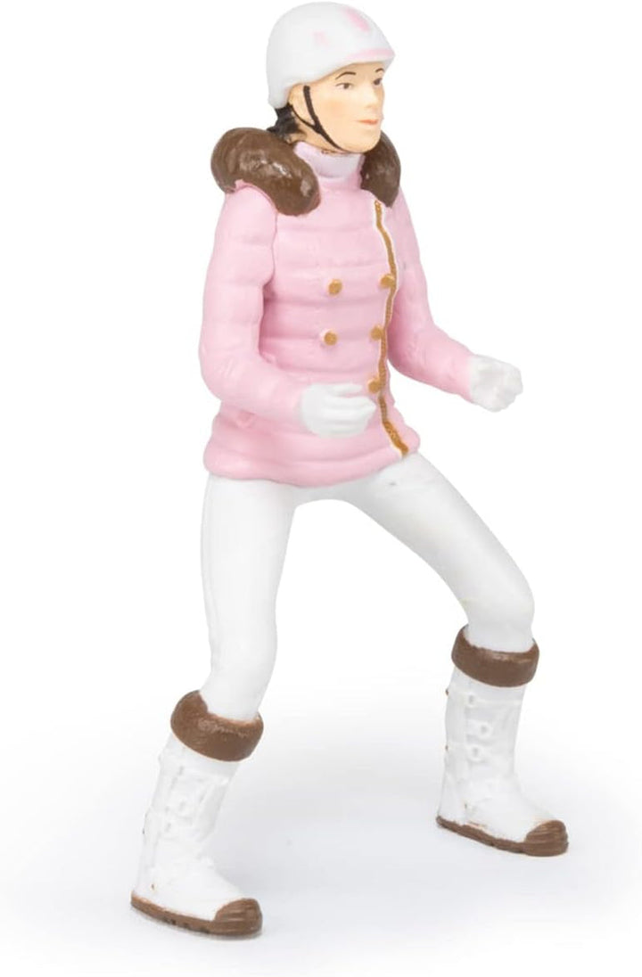 PAPO - Horse figure - Rider Fashion Winter, pasiune pentru călărie, jucărie pentru copii de la 3 ani.