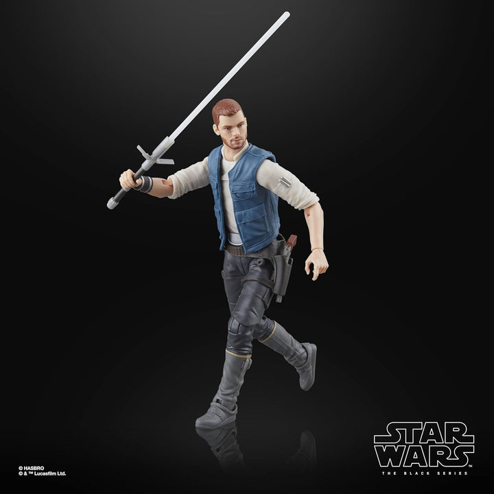 Star Wars seria neagră Cal Kestis, Turgle & Skoova Stev, Star Wars Jedi: Survivor Figuri de acțiune de colecționat (Scară 15 Cm)