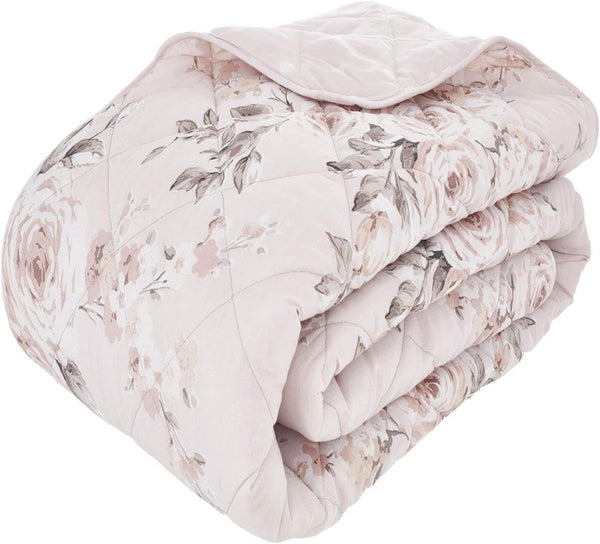 Catherine Lansfield Canterbury Tagesdecke, Pflegeleicht, Blush, Bedspread - 220X230Cm