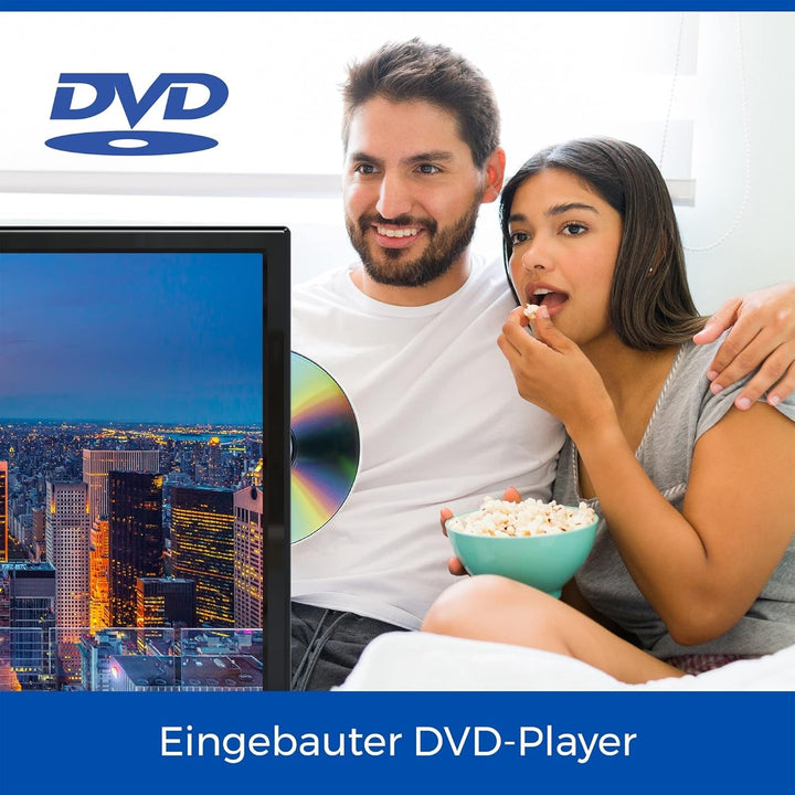 Cello C2425WSF Trav 24" Full HD SMART/DVD Camping Reise TV Integrierter DVD Player Rahmenlos Triple Tuner Bluetooth Webos by LG Pitch Perfect Lautsprecher Wohnmobil LKW [2025]