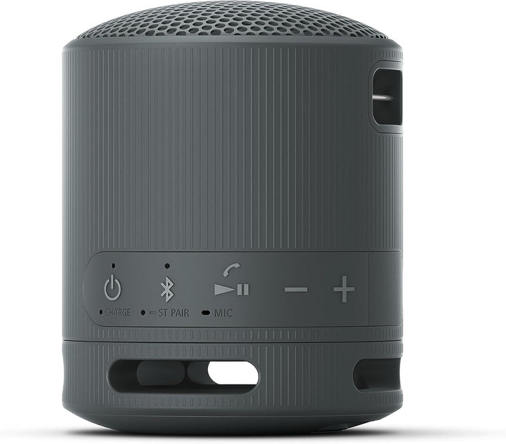 Sony SRS-XB100 - Difuzor Bluetooth wireless, portabil, ușor, compact, în aer liber, de călătorie, durabil, rezistent la apă și praf IP67, baterie de 16 ore, curea de transport, mâini libere, negru
