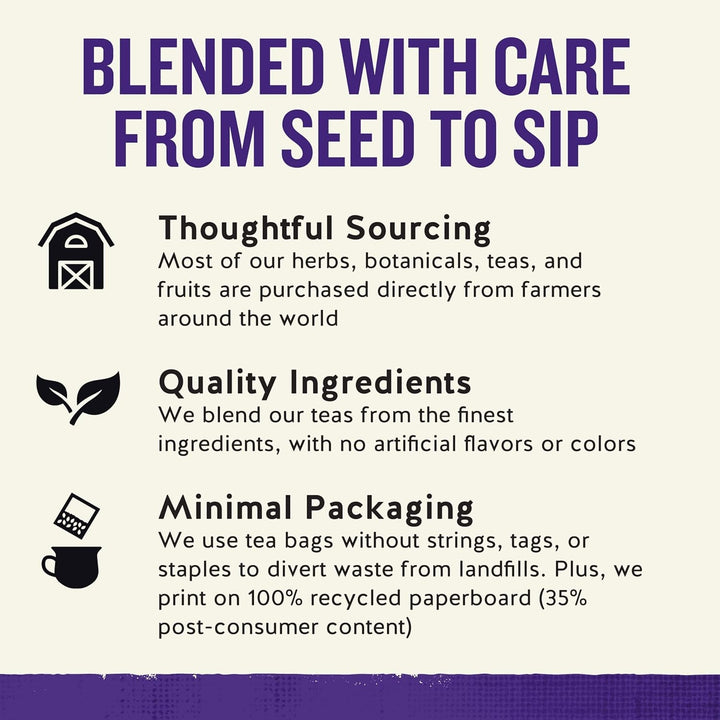 Sleepytime Wellness Tea plus Melatonin, Caffeine Free, 18 Tea Bags Box Tea USA Naty Shop