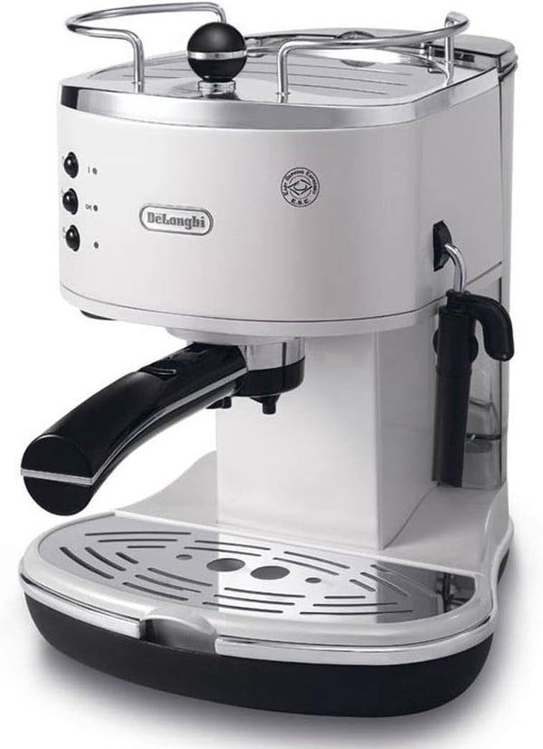 De'Longhi Icona ECO 311.W - Mașină de cafea cu cappuccinatore - 15 bar, ECO311.W