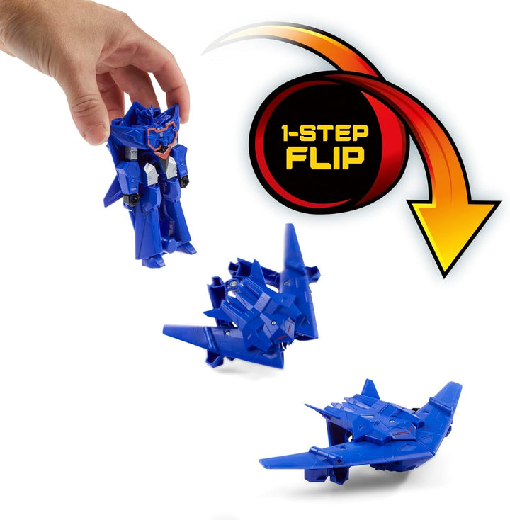 Jucărie Transformers Earthspark 1-Step Flip Changer Soundwave figurină (10 cm), jucărie robot pentru copii cu vârsta peste 6 ani Action figures Naty Shop