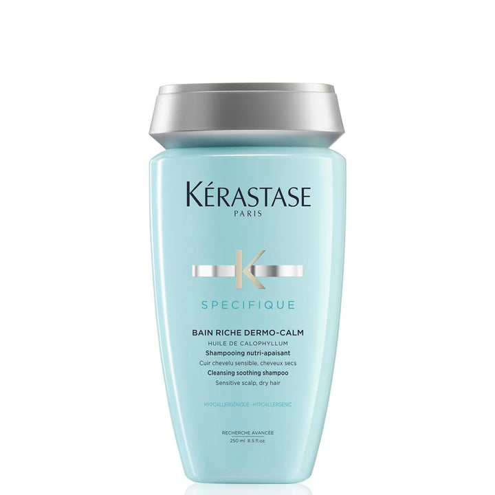 Kérastase Shampoo Für Empfindliche Kopfhaut Und Trockenes Haar, Beruhigendes Und Hypoallergenes Haarbad, Bain Riche Dermo-Calm, Spécifique, 250 Ml