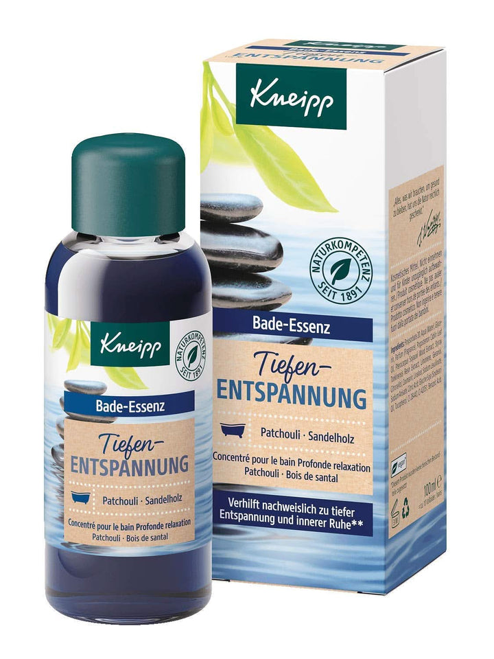 Kneipp , ulei de baie cu ulei esențial natural de patchouli și extract de lemn de santal pentru relaxare profundă și calmare, 100ml