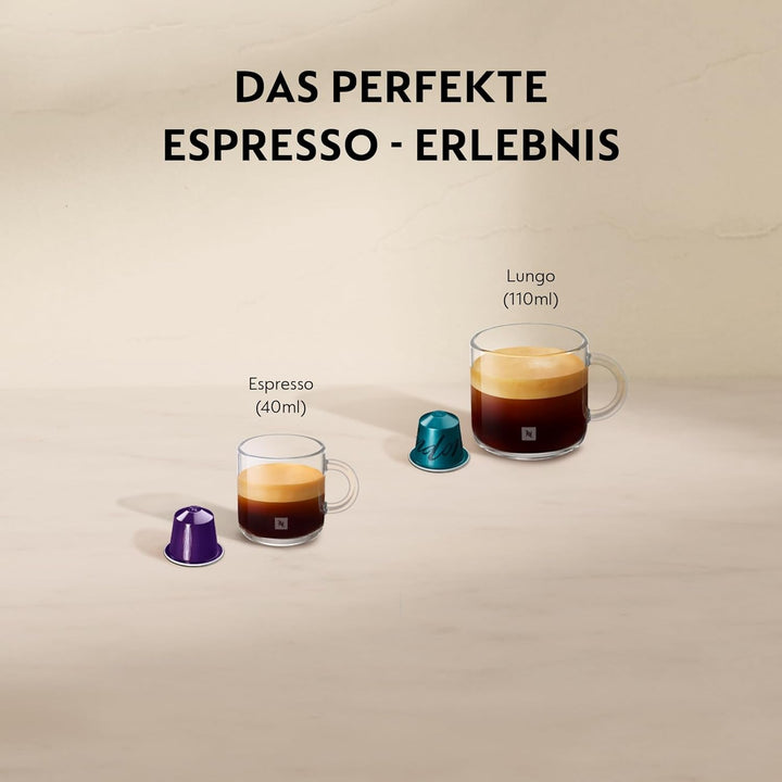 Aparat de cafea cu capsule Krups Nespresso Essenza Mini XN1108 | 19 bar | mod de economisire a energiei | 1260 W | 0.6 litri | 8.03 X 3.31 X 12.99 Cm|negru
