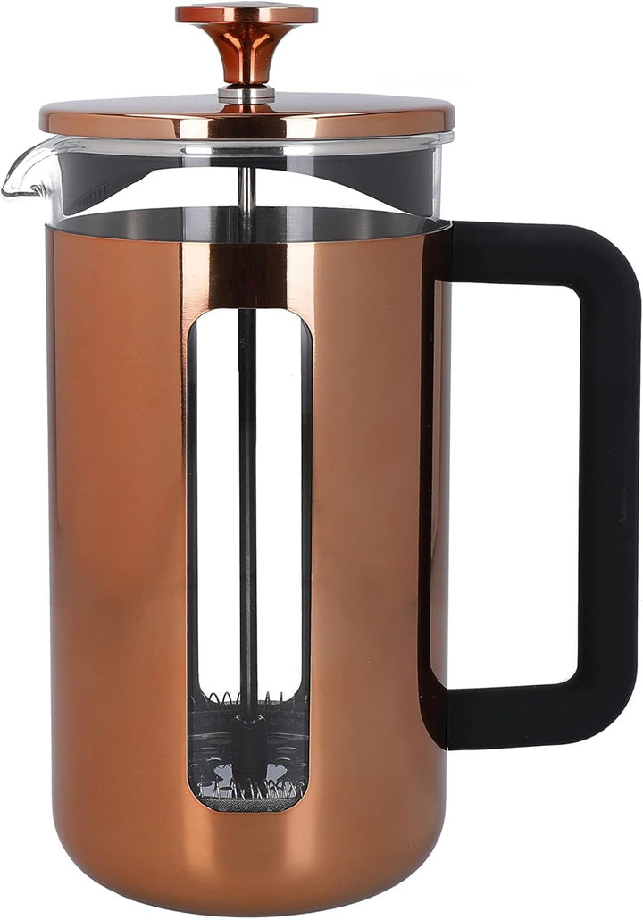 La Cafetière Pisa filtru de cafea din oțel inoxidabil, 8 cești, negru, în cutie cadou