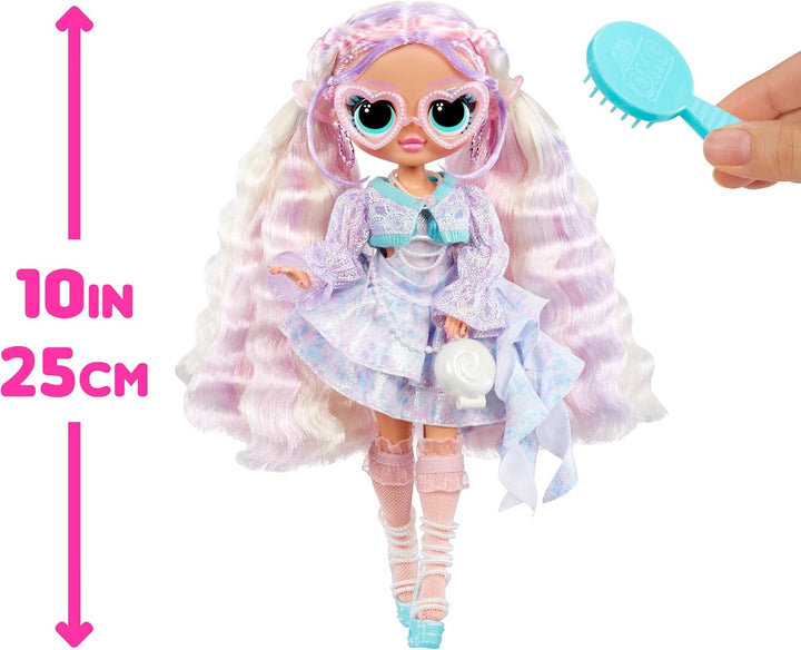 L.O.L. Surpriză! OMG Fashion Doll Pearla cu 15 surprize - păpușă cu modă și accesorii în stil sirenă - pentru copii de la 4 ani