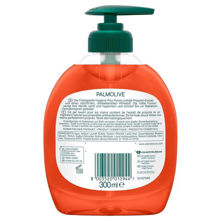 Palmolive, Săpun lichid pentru curățarea delicată a mâinilor, set 6 x 300 ml