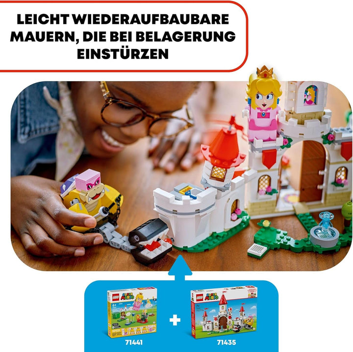 LEGO Super Mario Înfruntare cu Roy la Palatul Ciupercilor, set de aventură cu personaje Nintendo, cadou pentru fete, băieți și gameri de la 7 ani 71435