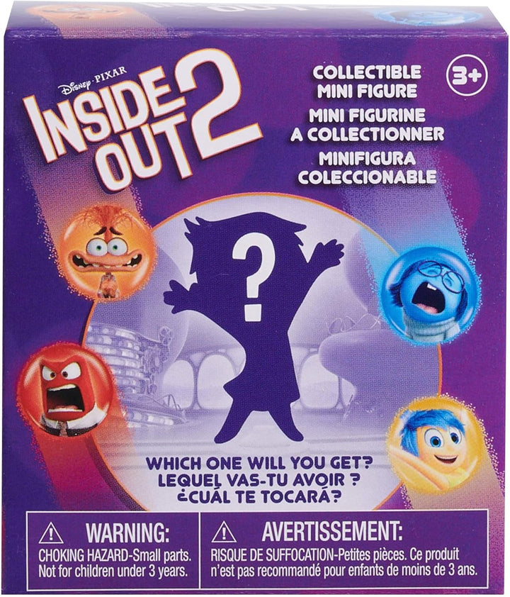 Just Play Disney și Pixar Inside Out 2 Minifigurine de colecționat, figuri de la 2,5 cm la 6,4 cm înălțime, jucării pentru copii de la 3 ani în sus