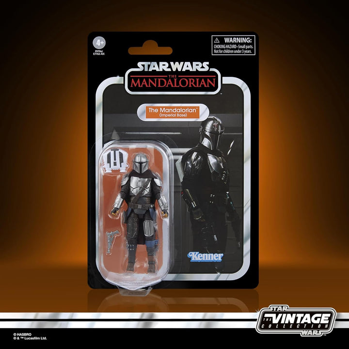 Star Wars Colecția Vintage Mandalorianul (baza imperială), figura de acțiune Mandalorian, scara 9,5 cm