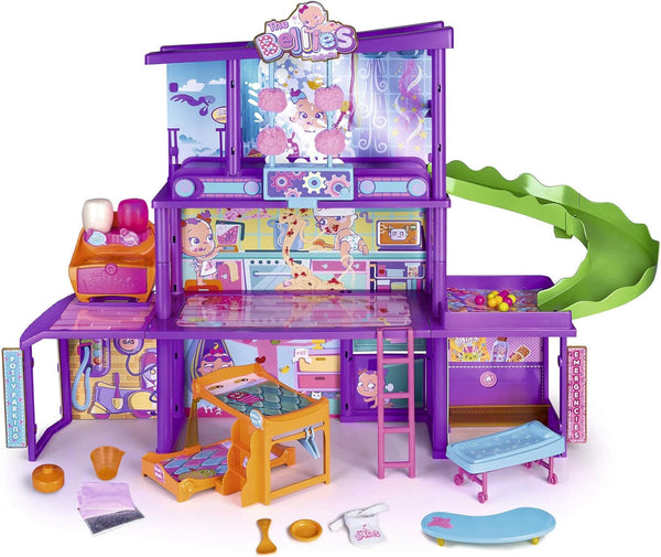 The Bellies - Bellie House, Casa Barriguitas Pentru copii de la 3 ani în sus, multicolor, (Famosa 700015271)