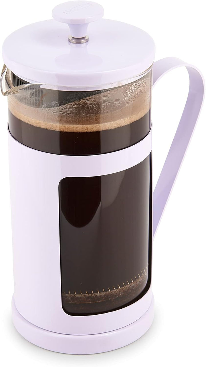 La Cafetière Monaco filtru de cafea din oțel inoxidabil, 8 cești, Lavendar, în cutie cadou