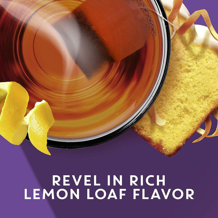Glazed Lemon Loaf Dessert Delights Herbal Tea Bags, Caffeine Free, 15 Total Tea Bags Tea USA Naty Shop