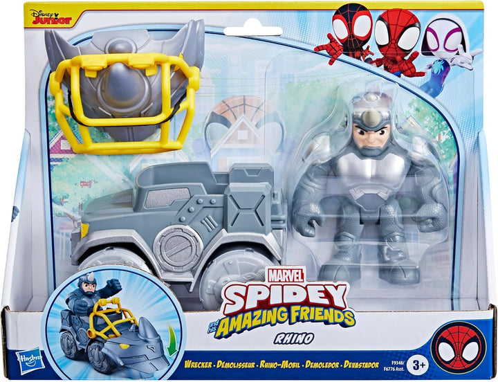 Set de jucării Marvel Spidey And His Super Friends Rhino-Mobile Action figures Naty Shop