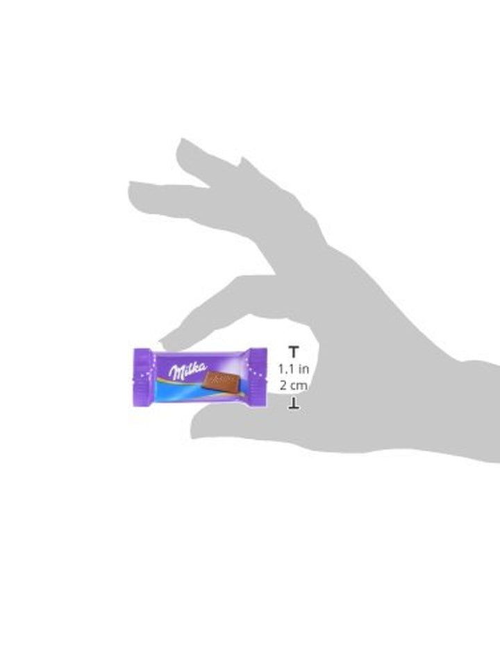 Milka Naps Alpenmilch 1 X 1Kg, Zartschmelzende Mini-Schokoladentäfelchen Aus Feiner Alpenmilchschokolade, Dose