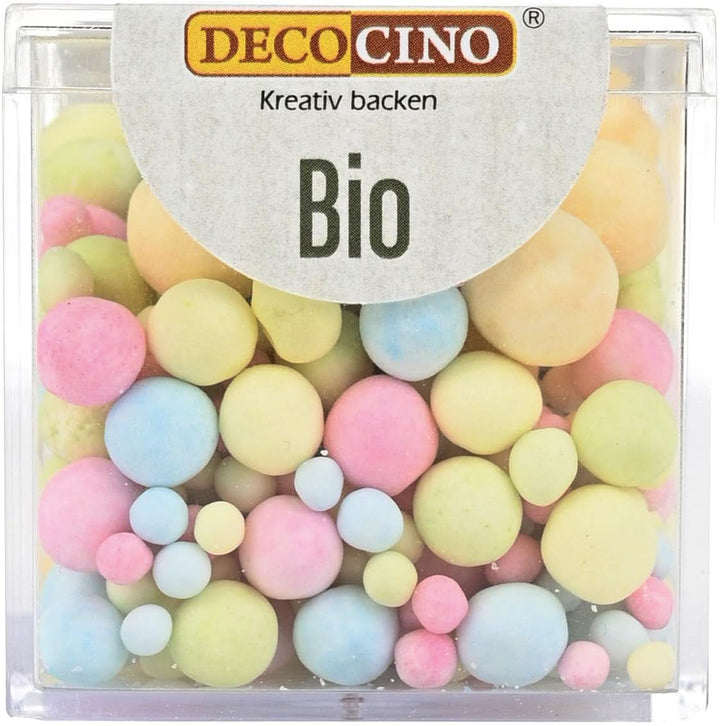 DECOCINO Organic Sprinkle Decor Pastel - 50 grame