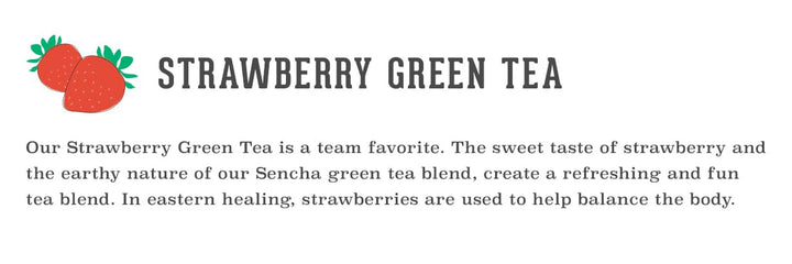 Strawberry Green Tea, 18 Bags Tea USA Naty Shop