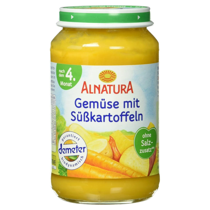 Bio Gemüse Mit Süßkartoffeln, Nach Dem 4. Monat, 190G