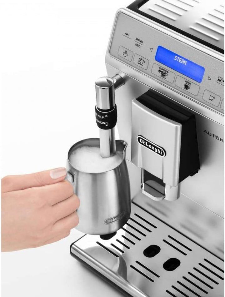 De'Longhi Autentica plus ETAM 29.620.SB mașină de cafea complet automată (1450 W, 1,4 L, duză abur) argintiu/negru