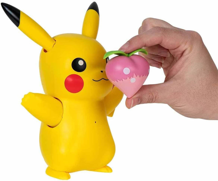 Pokémon PKW3330 - Deluxe My Partner Pikachu, Pikachu oficial cu lumină, sunet și mișcare