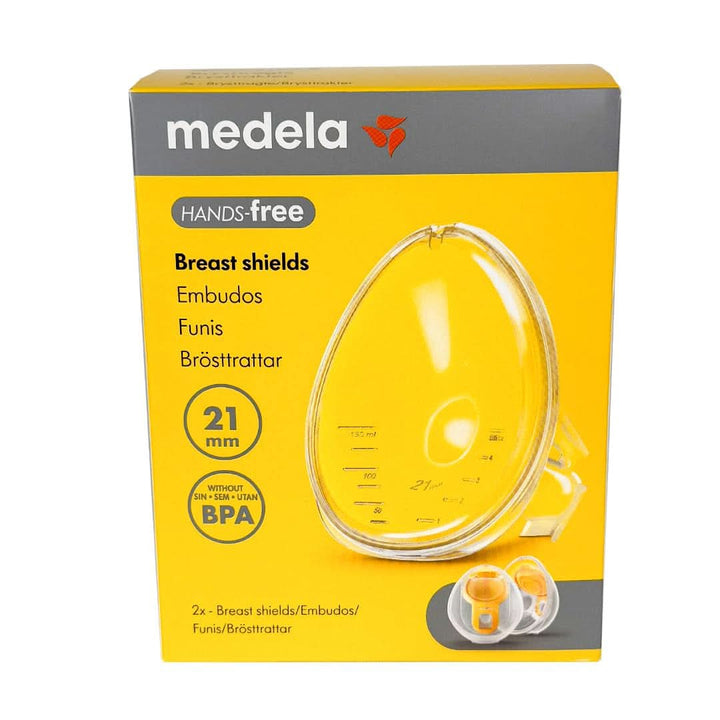 Medela Freihändige Brustschilder, 2X Brustschild, Bpa-Frei, Medela Hands-Free Pumpzubehör, Freihändige Auffangbecher Zubehör