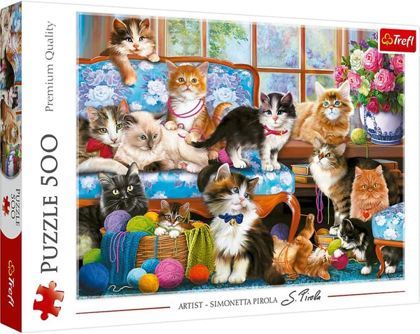 Puzzle 500 - Familia pisicilor