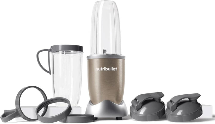 Nutribullet Pro, 900 Watt Leistung, Einfach Und Schnell in Der Anwendung, Kompakt, Leicht Zu Reinigen, Mit 700 Ml Becher, Smoothiemixer, Smoothie Maker, Elektrischer Mixer, NB904B, Schwarz