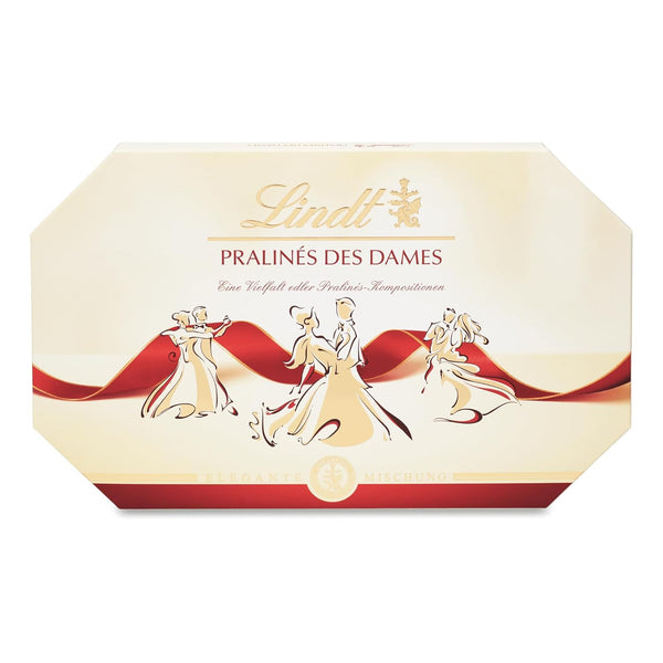 Lindt Schokolade Des Dames Pralinen | 250 G | Pralinés-Schachtel Mit 25 Feinsten Pralinen Kreationen in 12 Köstlichen Sorten Mit Und Ohne Alkohol | Pralinengeschenk | Schokoladengeschenk