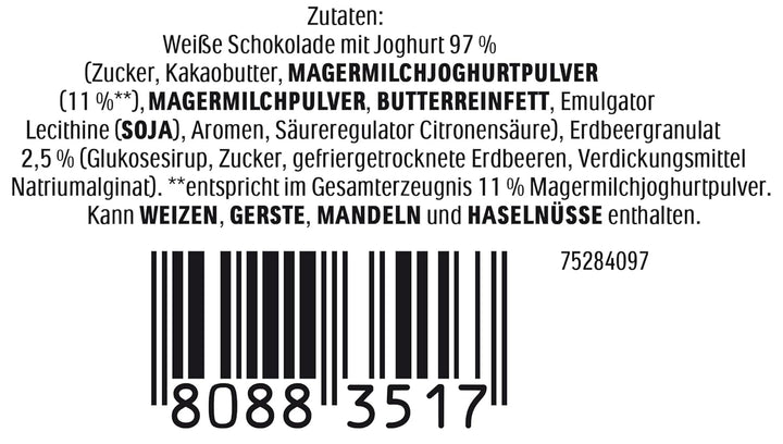 Ferrero  Osterhase | 75 G | Weiße Joghurtschokolade Mit Fruchtigen Erdbeercrisps | Ostern | Osterhase | Geschenk Aus Schokolade in Hasenform