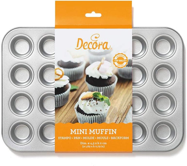 0070035 BACKFORM FÜR 24 MINI MUFFINS 38,5 X 26 X 2 H CM