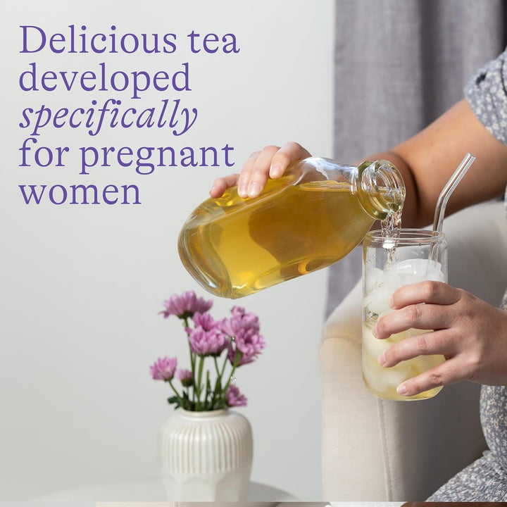 + Hottea Mama Morning Rescue, Pregnancy Morning Sickness Relief Tea, Lemon & Ginger, Caffeine-Free, Sugar-Free, Essentials for Pregnant Women, Includes 14 Tea Sachets Tea USA Naty Shop