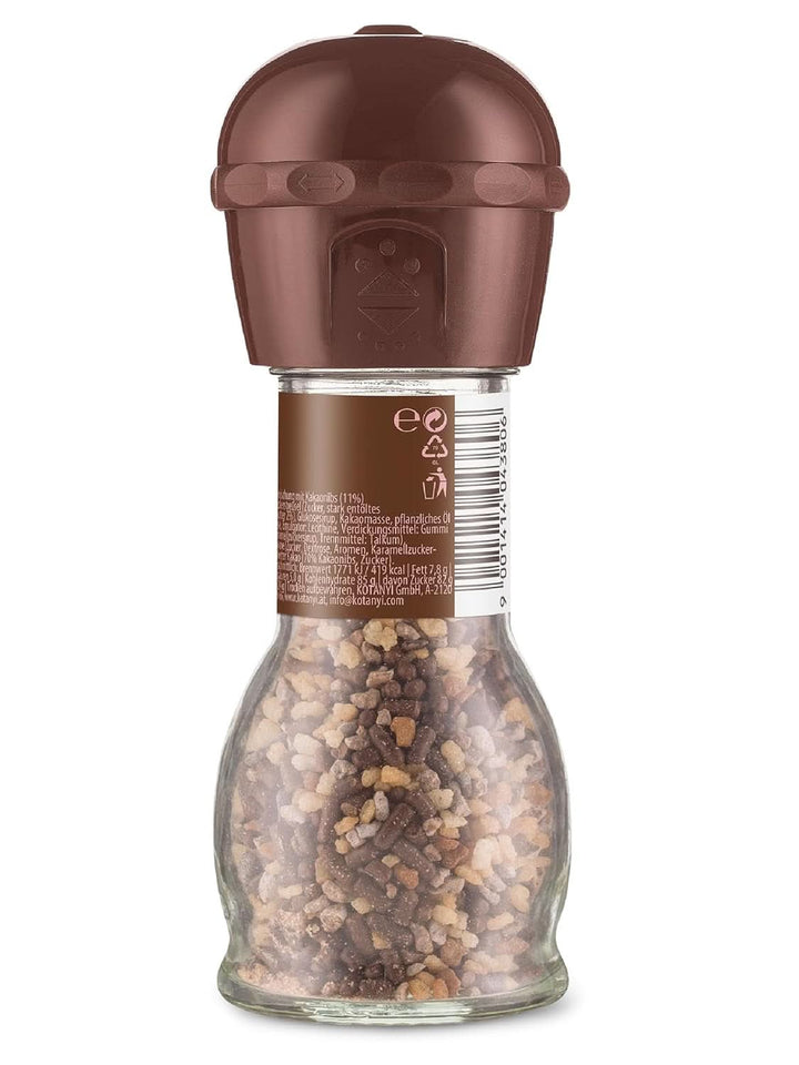 Topping pentru cafea Kotanyi Cacao Kiss | Ciocolată minunată cu bucăți fine de ciocolată, pachet de 4 (4 X 63 grame)