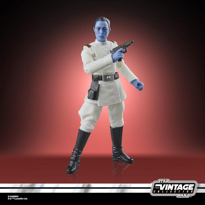 Star Wars Colecția Vintage Grand Admiral Thrawn, Star Wars: Ahsoka Figura de acțiune de colecționat (scară de 9,5 cm)