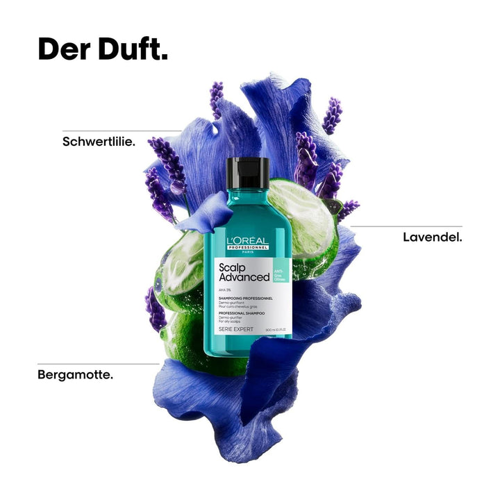 L'Oréal Professionnel Șampon de păr pentru curățarea scalpului gras, 300 ml