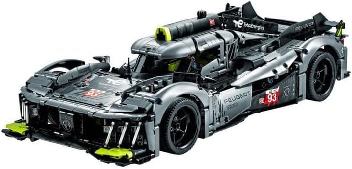 LEGO 42156 Technic Peugeot 9X8 24H Le Mans Hybrid Hypercar, mașină de curse legendară, kit model pentru adulți, scara 1:10, mașină de motorsport de colecție pentru jucători avansați