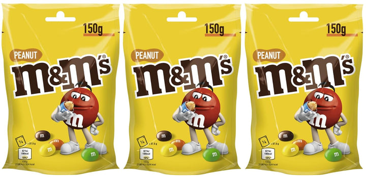 M&M'S | Peanut | Schokolinsen Mit Erdnusskern | Schokolade Geschenk | Eine Packung (1 X 150G)