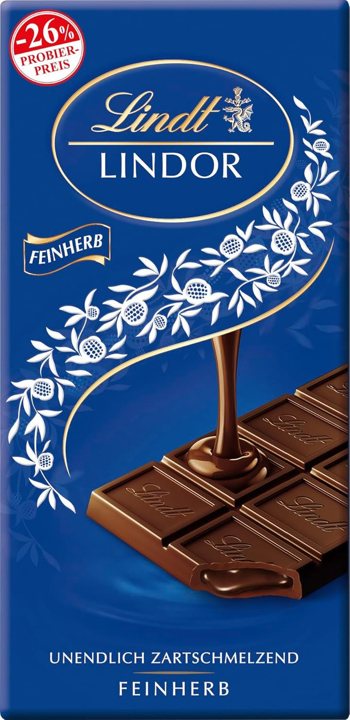 Lindt Schokolade LINDOR Pistazie, Promotion | 100 G | Feinste Vollmilch-Schokolade Mit Unendlich Zartschmelzender Füllung Mit Pistaziengeschmack | Schokoladentafel | Schokoladengeschenk, 2023 Version