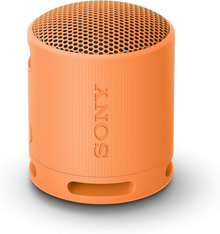 Sony SRS-XB100 - Difuzor Bluetooth wireless, portabil, ușor, compact, în aer liber, de călătorie, durabil, rezistent la apă și praf IP67, baterie de 16 ore, curea de transport, mâini libere, negru