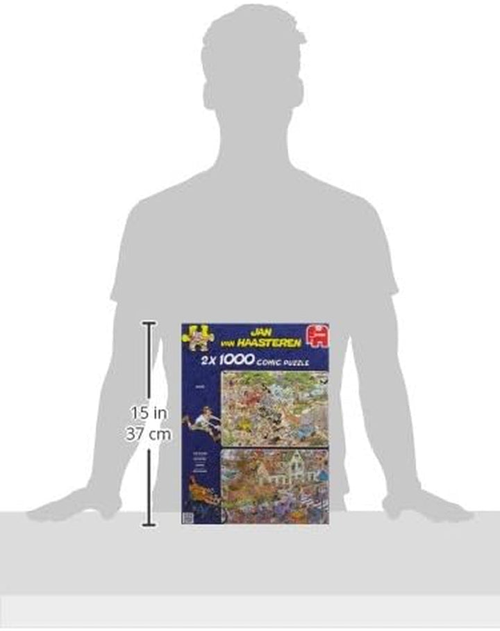 The Storm + The Safari, puzzle jigsaw 1000 piese adulți X 2