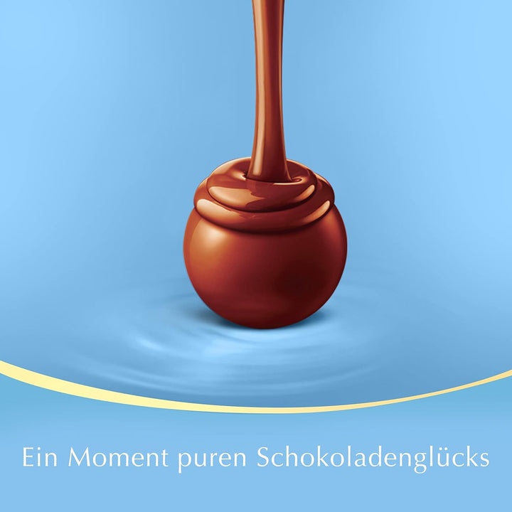 Lindt Schokolade LINDOR Vollmilch-Mischung | 137 G Beutel | Ca. 10 Kugeln Vollmilchschokolade Mit Zartschmelzender Füllung in Den Sorten Milch, Pistazie, Doppelmilch, Caramel | Pralinen-Geschenk