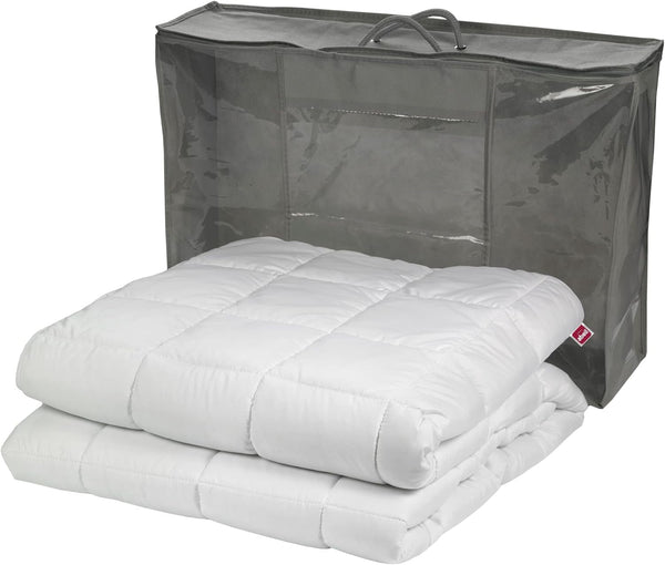 Abeil pătură ponderată, 7,5 kg, 220 X 240 cm, efect calmant, alb