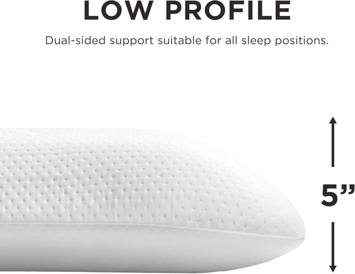 TEMPUR-PEDIC Pernă Symphony Fabricată din spumă cu memorie, Luxuriantă, Moale, Standard, Albă