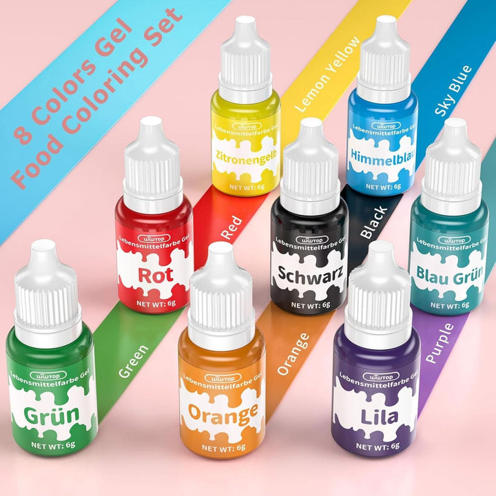 Coloranti alimentari gel, 6 grame sau 10 grame