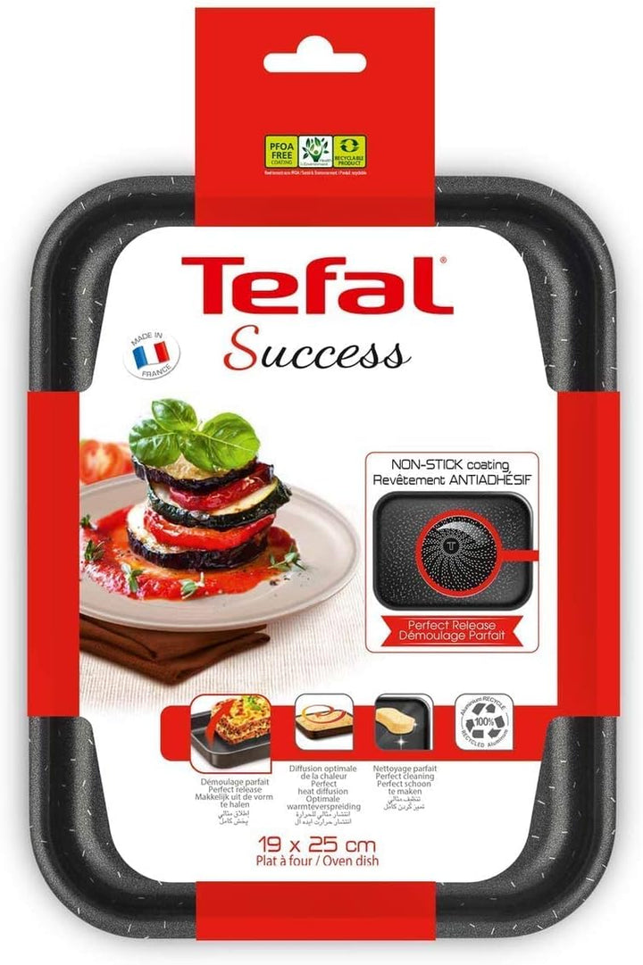 Tefal J1600502 Success Flach Mini Backofen Aluminium Schwarz 19X25 X 4,2 Cm