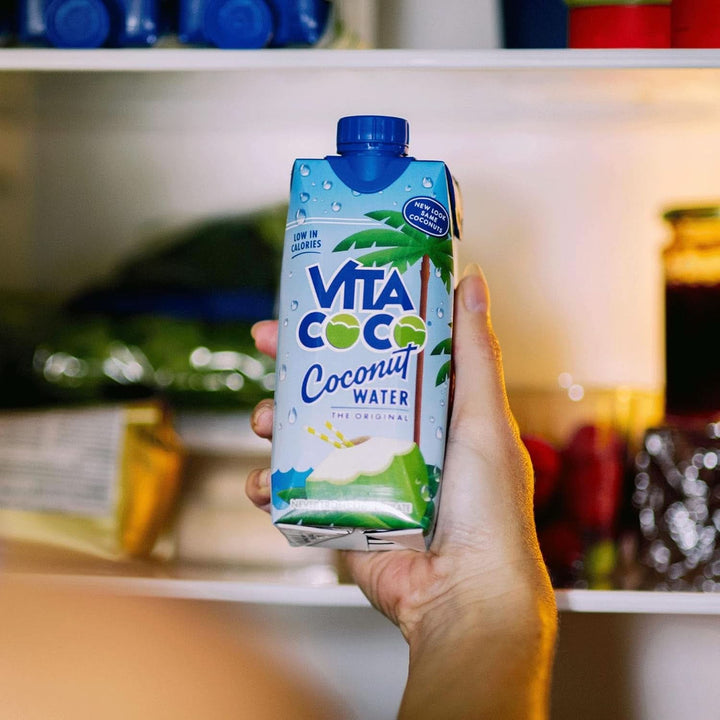 Vita Coco Pure Coconut Water 12 X 330 ml, hidratant natural cu electroliți, fără gluten, plin de vitamina C și potasiu