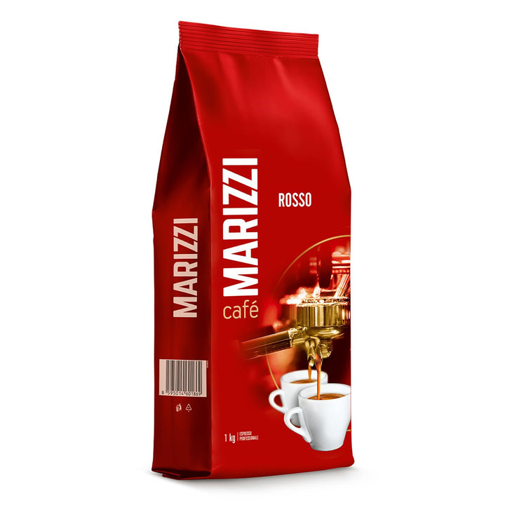 MARIZZI® Marrone - 1Kg - 100% Arabika- Kaffeebohnen - Frisch Geröstet - Aus Der Besten Ernte Amerikas - Ideal Für Espressomaschinen - Ausgeprägter Leicht Süßer Geschmack - Whole Coffee Beans